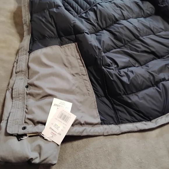 NEW! Boys 14/16 Ben Sherman Gray Down Fill Puffer Winter Coat Parka Jacket NWT - Picture 10 of 16